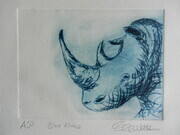 Blue Rhino Print