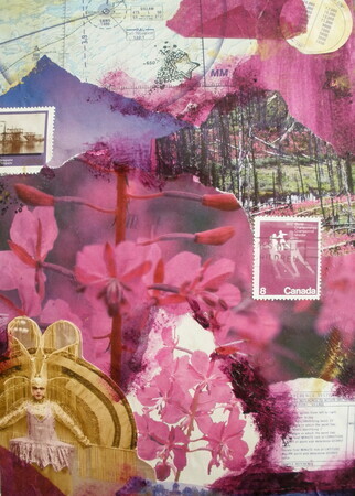 Collage--Shades of Purple
