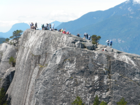 Looking at the first peak, Squamish Chief