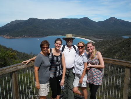 Overlooking Wineglass Bay